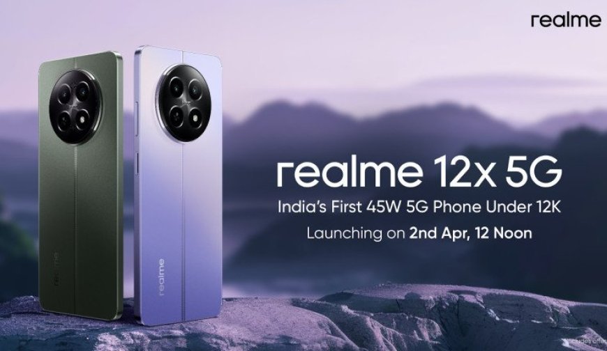 Introducing realme 12x 5G: Entry-Level 5G Killer under 12K with impressive features