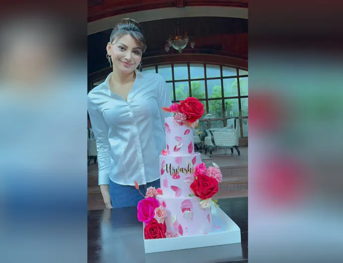 Urvashi Rautela Throws Lavish Pre-Birthday Bash on 'NBK109' Set: A $30,000 Royal Cake Steals the Show