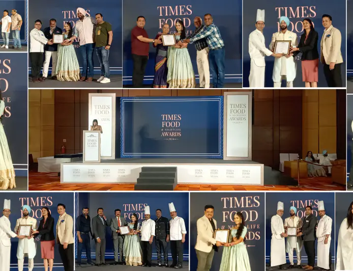 Zee Punjabi Stars KP Singh and Isha Kaloya Shine as Guests at Times Food and Nightlife Awards 2024