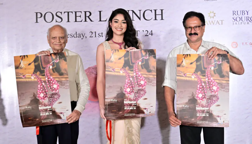 Femina Miss India World 2023 Nandini Gupta Unveils Theme Poster for Jaipur Jewellery Show 2024