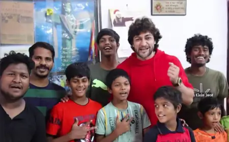 Shalin Bhanot Becomes a Real-Life Santa Claus, Celebrates Christmas with Orphanage Kids