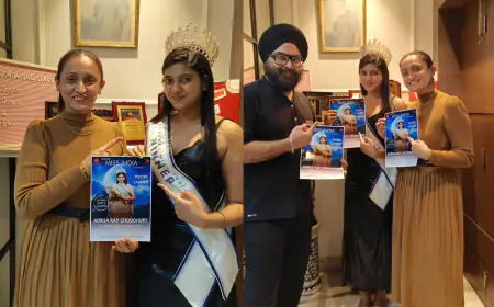 Forever Miss India Adrija Ray Choudhary Unveils Poster at Dontia Dental Care