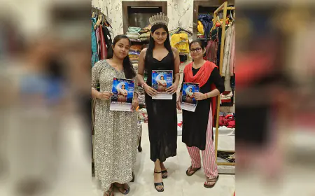 Adrija Ray Unveils Poster of Forever Miss India 2025 at G Oindrila’s Luxury Boutique, Kolkata