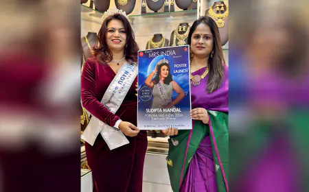 Sudipta Mandal Launched Forever Mrs India 2025 Poster at Aabaranam, Adyar (Tamilnadu)