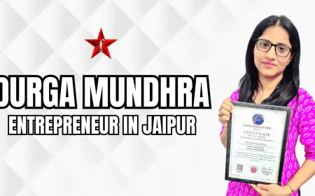 Durga Mundhra recognized with Super Woman 2025 Title in Entrepreneur Category from Jaipur