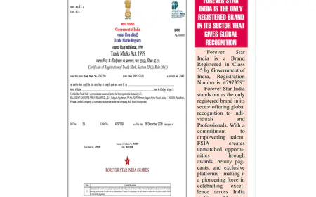 Forever Star India is the Only Registered Platform that Organizes City, State, and National Beauty Pageants