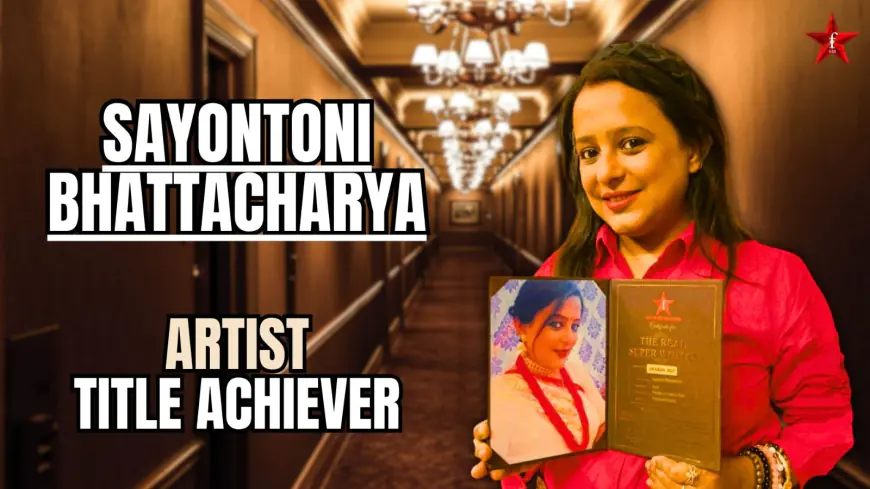 Sayontoni Bhattacharya Recognized as Super Woman 2025 in Artist Category from Faridabad