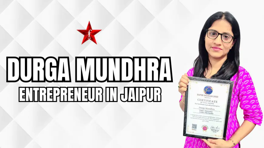 Durga Mundhra recognized with Super Woman 2025 Title in Entrepreneur Category from Jaipur