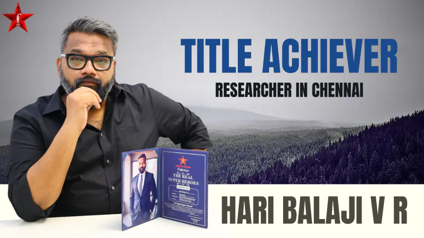 Disaster Strategist and Professor V. R. Hari Balaji Honored Nationally for Research Contributions