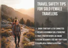Travel Safety Tips for Solo Female Travelers