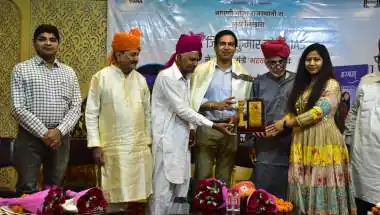 डॉ. जितेंद्र कुमार सोनी रे मान-मणवार में जयपुर में 'हरख उछब'