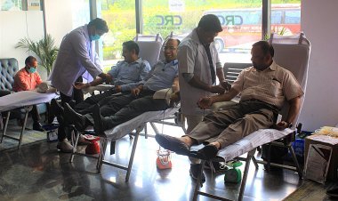 CRC Group puts up a Blood Donation Camp, hailing its Spirit of Noida Campaign
