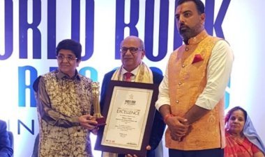 Sportsman Mayur Vyas honored with 'Life Time Achievement Awards' by 'World Book of Records'