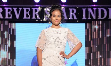 Miss Andhra Pradesh Divya Krishna won the title of State Winner in Miss Category in Forever Miss Mrs Teen 2022
