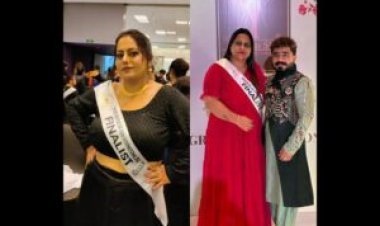 Plus Size Model Shivani Koul became the Glam Gods finalist of North Zone in Maven Ms India Plus Size show 2023