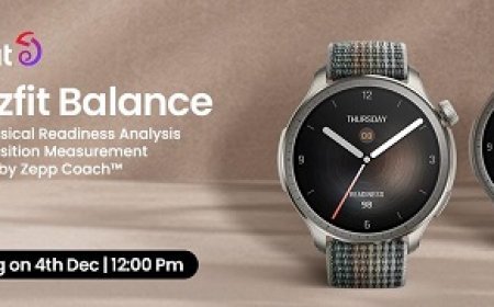 Amazfit Balance Smartwatch Launched in India: Elevating Balanced Living with AI-powered Features - Sale on 4th Dec 2023