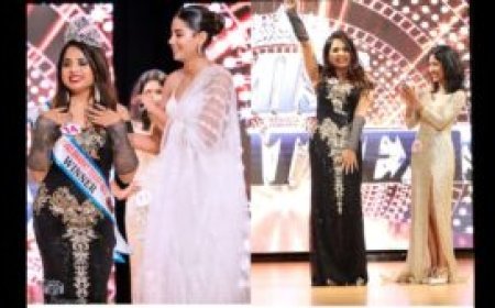 Miss Simi Nair Won the title of Miss bharat Texas 2023 with her hard work