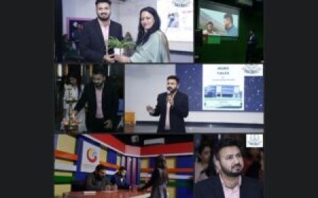 Journalist Ali Abbas Naqvi became Chief Guest at Mahavir School and Galgotias University, honoured at Sarva Dharma Sammad Award