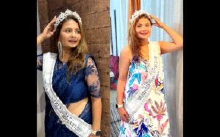 Chaitali Jagani Won the title of second runner up In Queen Of the World Beauty Peagent 2023