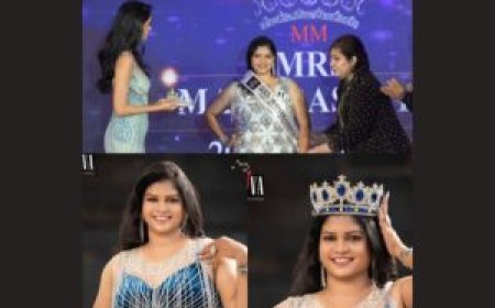 SARIKA Kumaran Won  Two titles one is  Mrs. Beauty with Purpose & other one is  Mrs. Congeniality in the Mrs Maharashtra beauty Peagent 2023