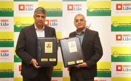 HDFC Life Enters into a Corporate Agency Tie-up with Karur Vysya Bank (KVB) to Offer Life Insurance Solutions to its Customers