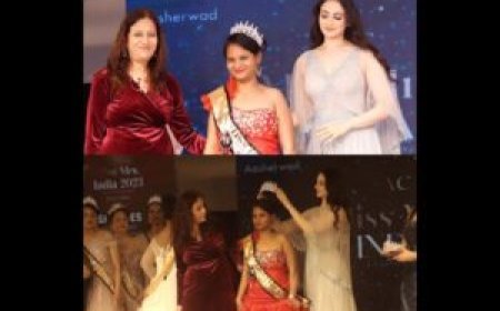 Ritu Saini  Wonthe title of Beautiful Body  in Miss and Mrs. India International Woman of Substance Beauty Pegeant 2023