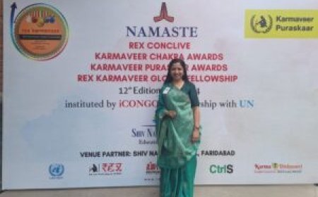 Child Psychologist Riddhi Doshi Patel was awarded the coveted Rex Karmaveer for safeguarding Children’s Mental and Emotional Health
