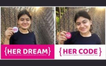 Girls in Kashmir Join 'HER DREAM HER CODE' Campaign