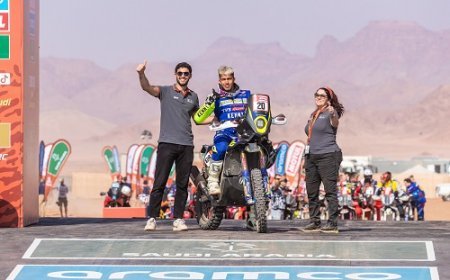 TVS Racing Factory Racer Harith Noah Creates History; becomes the First Indian to Win the Rally 2 Class and 11th Position in the Overall DAKAR Rally 2024