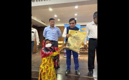 RK HIV AIDS Research and Care Centre organized a Nutrition Food basket distribution with Gail LTD