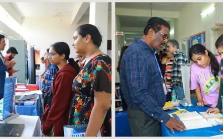 Students and Parents Explore Academic and Career Pathways at Manthan University Fair
