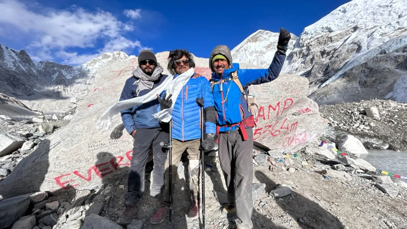 Anuraag Khandelwal conquers EBC with grit and trusty crutches!