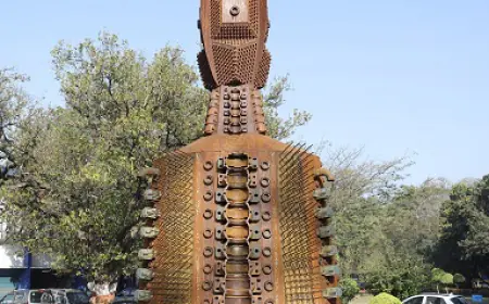 SKF India Commemorates its 100th Anniversary Milestone with Unveiling of a Monumental Sculpture - 'The Bearing Being'