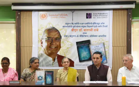 Santulan Veda e.V., Germany and Jnana Prabodhini’s Institute of Psychology, Pune Announce Groundbreaking Research Project