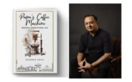Sheeraz Shah Unveils Debut Novel ‘Papa’s Coffee Machine’: A Tale of Family, Values and New Beginnings
