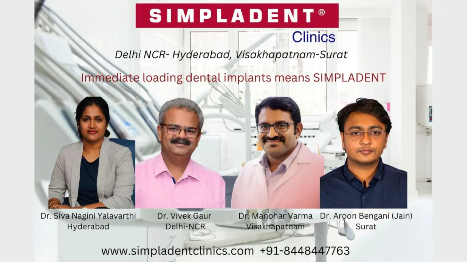 Breaking Boundaries, Simpladent Chain of Dental Clinics Unveils Next-Level Dental Implants, Invites All to Experience the Difference