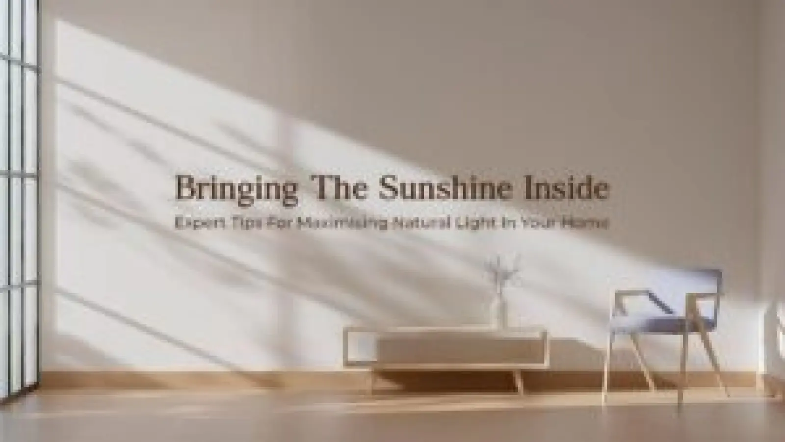 Bringing The Sunshine Inside, Expert Tips For Maximising Natural Light In Your Home