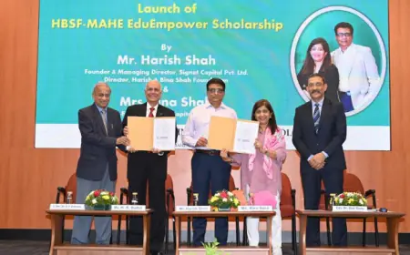 MIT, MAHE Launches "HBSF-MAHE EduEmpower Scholarship" for B. Tech Aspirants: an Initiative Anchored by an Alumnus of MIT