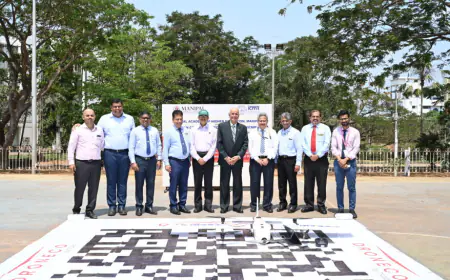 MAHE and ICMR Jointly Inaugurate the Aerial Healthcare Delivery System Utilizing Drones for Sample Transportation