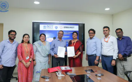 SGT University Forges Pioneering Partnerships to Propel Experiential Learning and Industry Collaboration