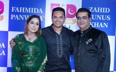 Zahid Yunus Khan, Mrs. Fahmida Panwala and  Shaukat Shaikh's Jashne Eid Milan was a rocking affair!