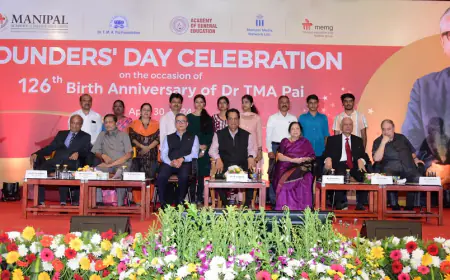 Manipal Academy of Higher Education Celebrates Founder's Day to Mark the 126th Birth Anniversary of Dr T.M.A Pai