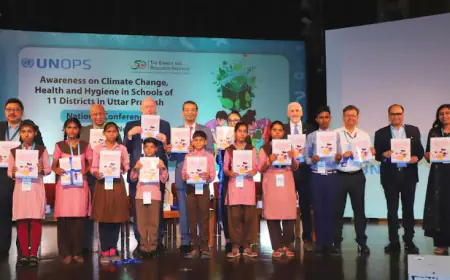 TERI-UNOPS Initiative Empowered 27000 School Children in Uttar Pradesh on Climate Change, Health, and Hygiene Practices