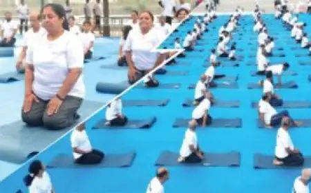 RestoKnee Hospital organised unique event to mark International Day of Yoga