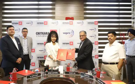Chitkara University Partners with Wipro Limited to Establish Centre of Excellence for Enhanced Industry Training and Employability