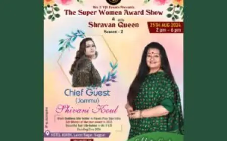 Shivani Koul to Grace the Super Woman Award Show and Shravan Queen Season 2 as Chief Guest