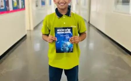 10-year-old Student from Hyderabad Authors Fiction Book