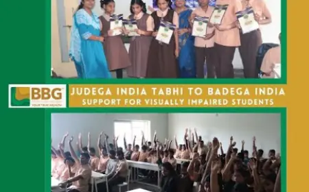 Bangaru talli Program Ignites Unstoppable Spirit of Determination Among Students at Devnar Blind School