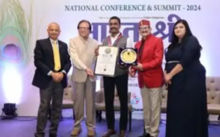 Renowned Social Activist Dr. Binu Varghese Receives Prestigious Bharat Shree National Award
