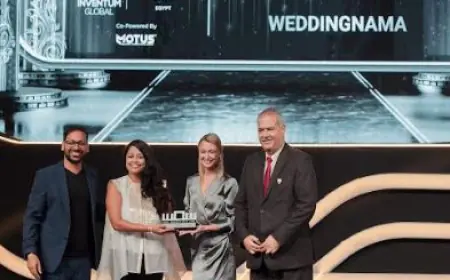 Luxury Wedding Photography Brand WeddingNama Bags Gold and Silver Trophy at WOW Awards 2024